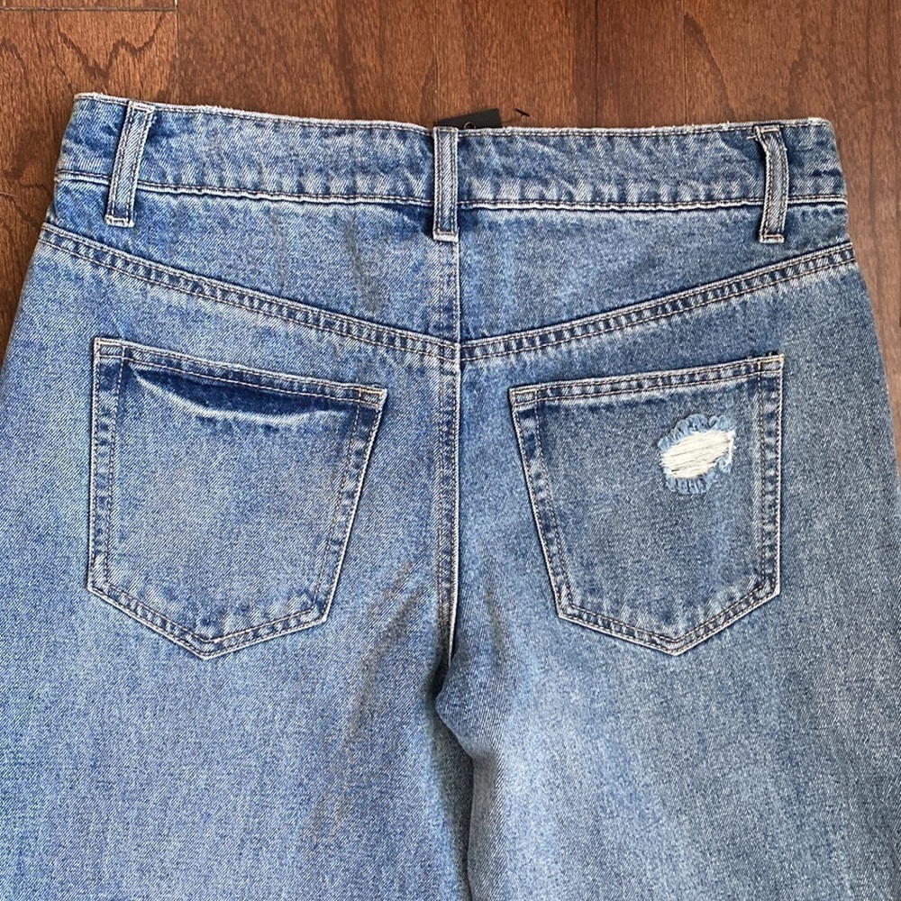 AFRM High Rise Distressed Jeans 25 - Picture 7 of 8